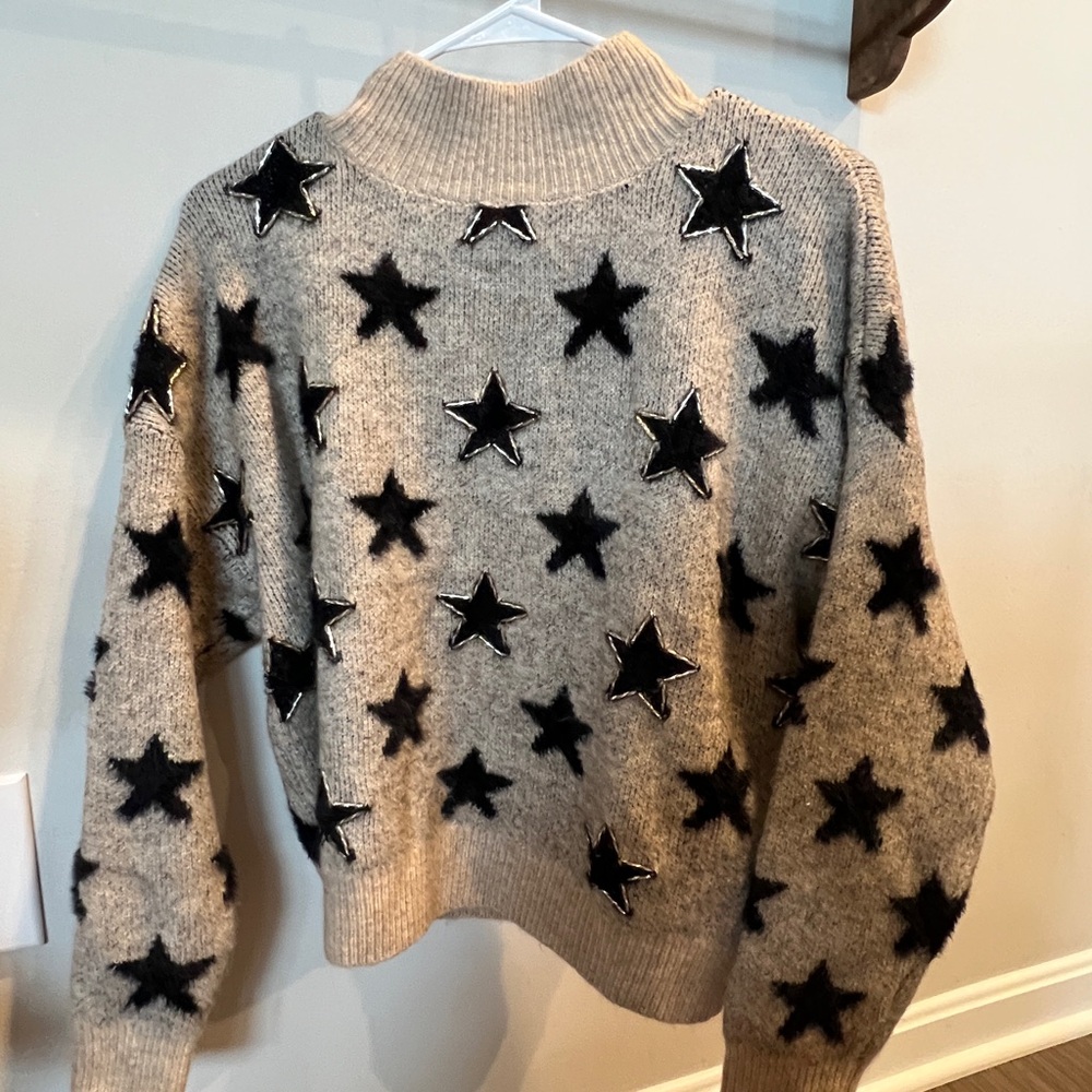 Pink Lily Star Sweater